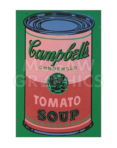Colored Campbell's Soup Can, 1965 (red & green) -  Andy Warhol - McGaw Graphics