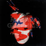 Self-Portrait, 1986 (red, white and blue camo) -  Andy Warhol - McGaw Graphics