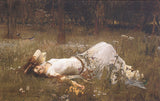 Ophelia, 1st exhibited 1889 -  J.W. Waterhouse - McGaw Graphics