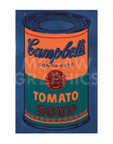Colored Campbell's Soup Can, 1965 (blue & orange) -  Andy Warhol - McGaw Graphics