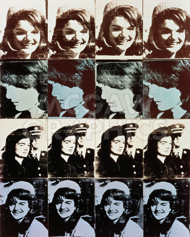 Sixteen Jackies, 1964 -  Andy Warhol - McGaw Graphics