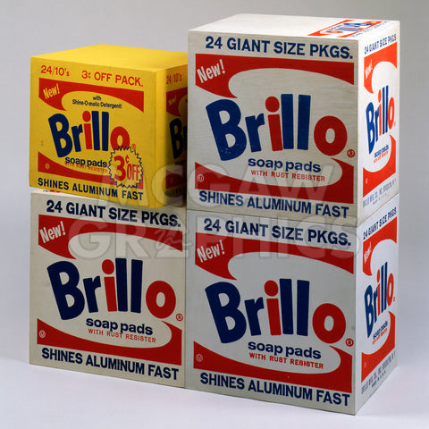 Brillo Boxes, 1963-1964 -  Andy Warhol - McGaw Graphics