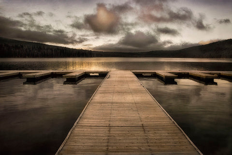 Lake Pier -  David Lorenz Winston - McGaw Graphics