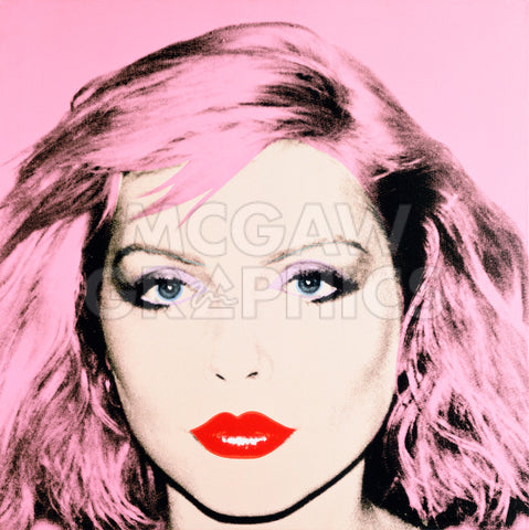 Debbie Harry, 1980 (pink) -  Andy Warhol - McGaw Graphics