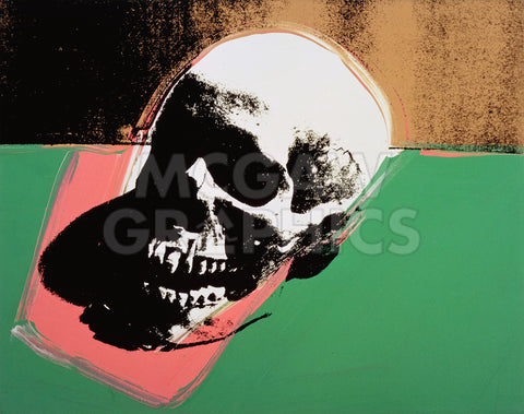 Skull, 1976 (green and pink) -  Andy Warhol - McGaw Graphics