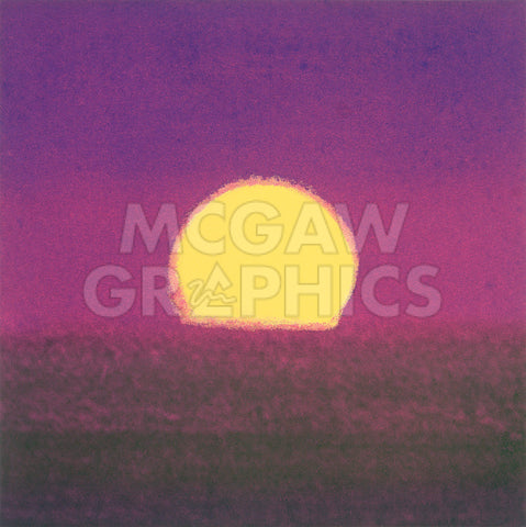 Sunset, 1972 (purple) -  Andy Warhol - McGaw Graphics