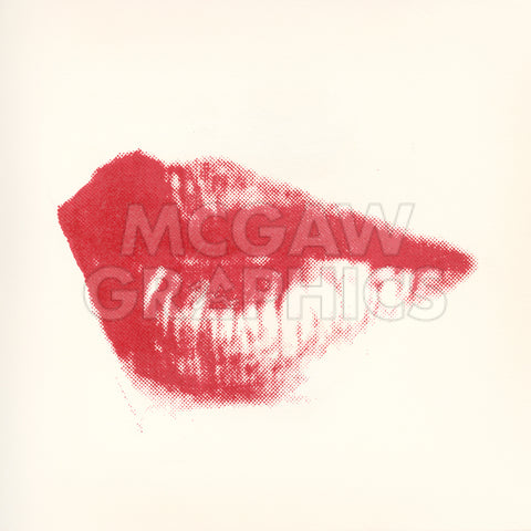 Page from Lips Book, c. 1975 -  Andy Warhol - McGaw Graphics