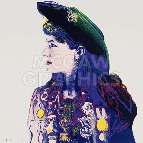 Cowboys and Indians: Annie Oakley, 1986 -  Andy Warhol - McGaw Graphics