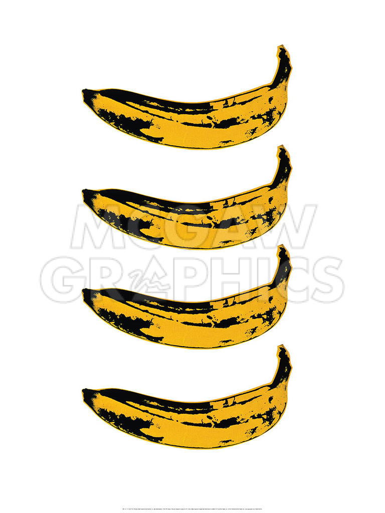 bugaboo banana andy warhol Banana, 1966 (x4) 40x30 image on 44x34 Giclée Paper