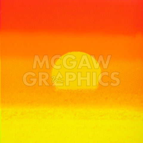 Sunset, 1972 (orange & yellow) -  Andy Warhol - McGaw Graphics