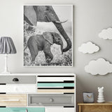 African Elephant with Calf -  Art Wolfe - McGaw Graphics