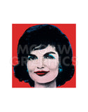 Jackie, 1964 (on red) -  Andy Warhol - McGaw Graphics