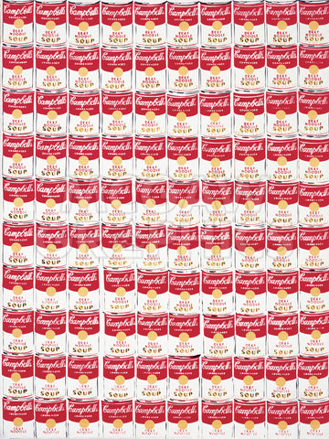 One Hundred Cans, 1962 -  Andy Warhol - McGaw Graphics