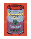 Colored Campbell's Soup Can, 1965 (blue & purple) -  Andy Warhol - McGaw Graphics