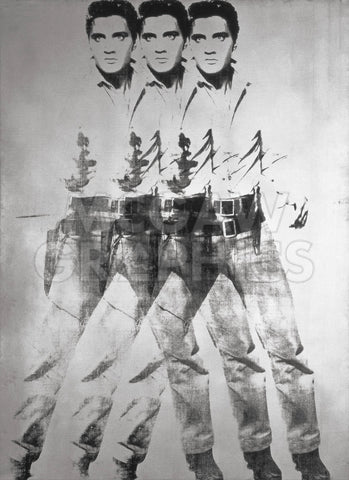 Triple Elvis®, 1963 -  Andy Warhol - McGaw Graphics