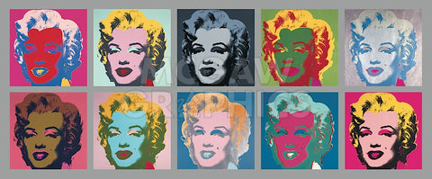 Ten Marilyns, 1967 -  Andy Warhol - McGaw Graphics