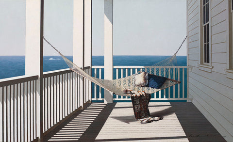 Hammock with Beach Towel -  Zhen-Huan Lu - McGaw Graphics