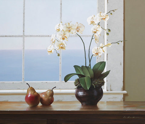 Orchids with Pears -  Zhen-Huan Lu - McGaw Graphics