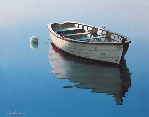 Lonely Boat -  Zhen-Huan Lu - McGaw Graphics