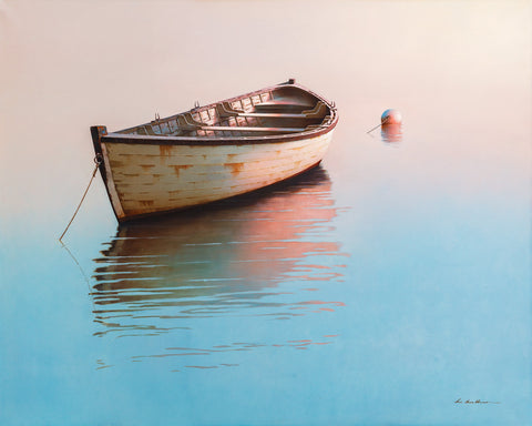 White Boat Reflection -  Zhen-Huan Lu - McGaw Graphics