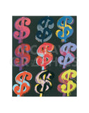 $9, 1982 (on black) -  Andy Warhol - McGaw Graphics