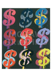 $9, 1982 (on black) -  Andy Warhol - McGaw Graphics