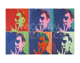 A Set of Six Self-Portraits, 1967 -  Andy Warhol - McGaw Graphics