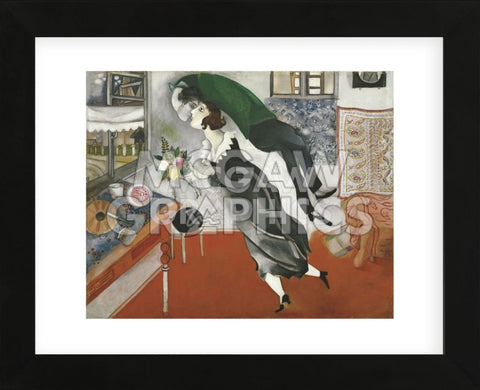 Birthday  (Framed) -  Marc Chagall - McGaw Graphics