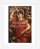 A Vision of Fiammetta, 1878 (Framed) -  Dante Gabriel Rossetti - McGaw Graphics