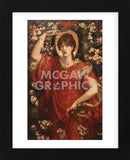 A Vision of Fiammetta, 1878 (Framed) -  Dante Gabriel Rossetti - McGaw Graphics