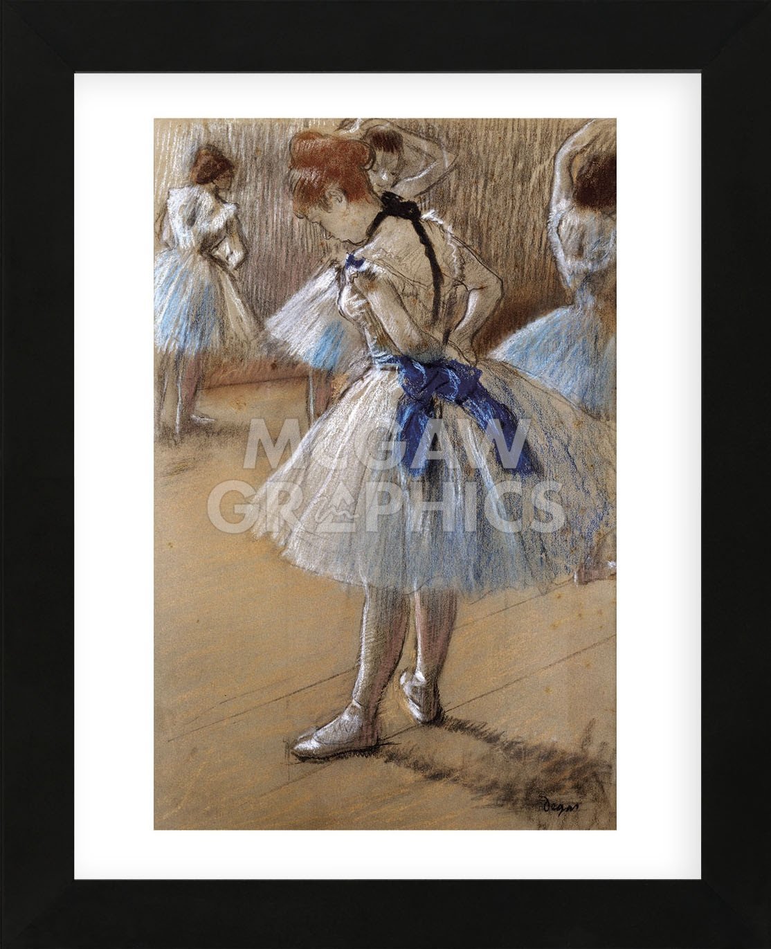 A Study of a Dancer (Framed) McGaw Graphics