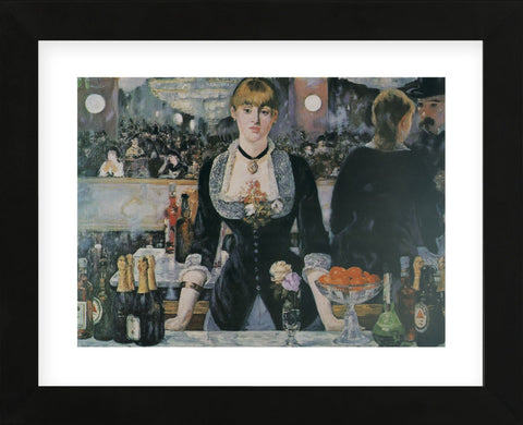 A Bar at the Folies-Bergere (Framed) -  Edouard Manet - McGaw Graphics