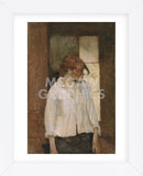 "A Montrouge" - Rosa la Rouge, 1886-1887 (Framed) -  Henri de Toulouse Lautrec - McGaw Graphics