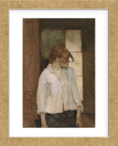 "A Montrouge" - Rosa la Rouge, 1886-1887 (Framed) -  Henri de Toulouse Lautrec - McGaw Graphics