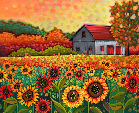 A Bright Sunflower Day -  Peggy Davis - McGaw Graphics