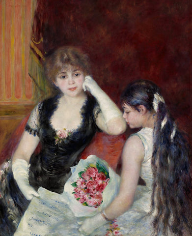 A Box at the Theater (at the Concert), 1880 -  Pierre-Auguste Renoir - McGaw Graphics