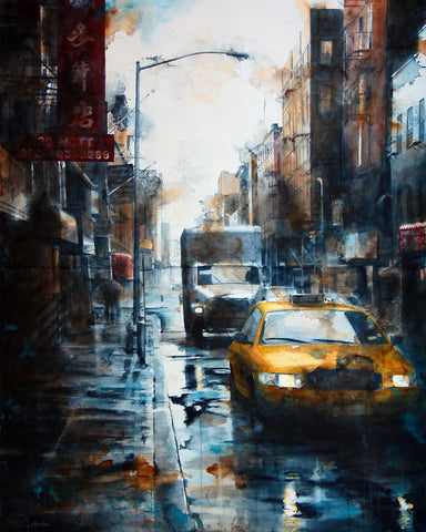 39 Mott Street, rain -  Tim Saternow - McGaw Graphics