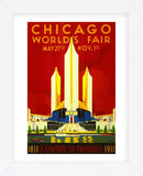 1933 Chicago World’s Fair (Framed) -  Vintage Poster - McGaw Graphics