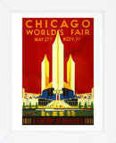 1933 Chicago World’s Fair (Framed) -  Vintage Poster - McGaw Graphics