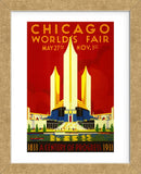 1933 Chicago World’s Fair (Framed) -  Vintage Poster - McGaw Graphics